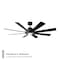 Modern Forms Fans Aura Indoor or Outdoor Smart Ceiling Fan 2700-3000-4000-5000K LED in Matte Black FR-W2303-60L-MB - alternate 6
